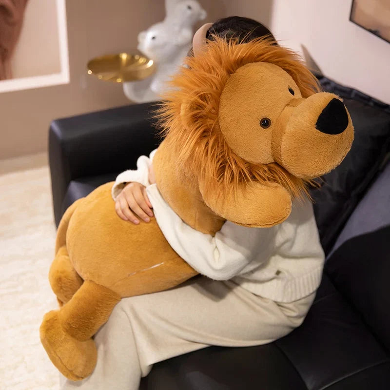 Cozy Long Lion Plush Snuggle Buddy for Ultimate Cuddles