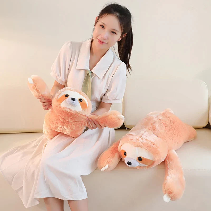 Cuddly Peachie the Sloth Plush Toy
