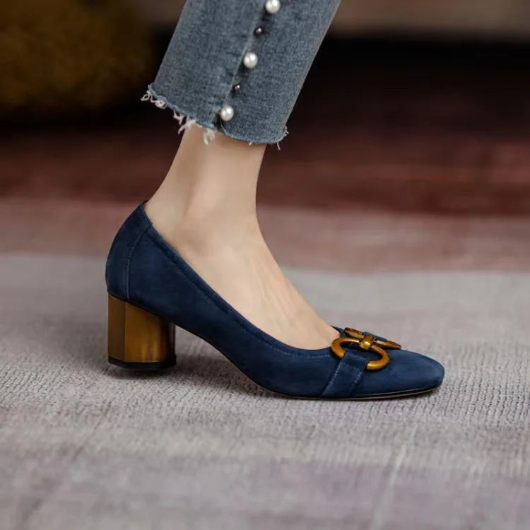 Cecilia | Klassische orthopädische Schuhe mit Schnalle