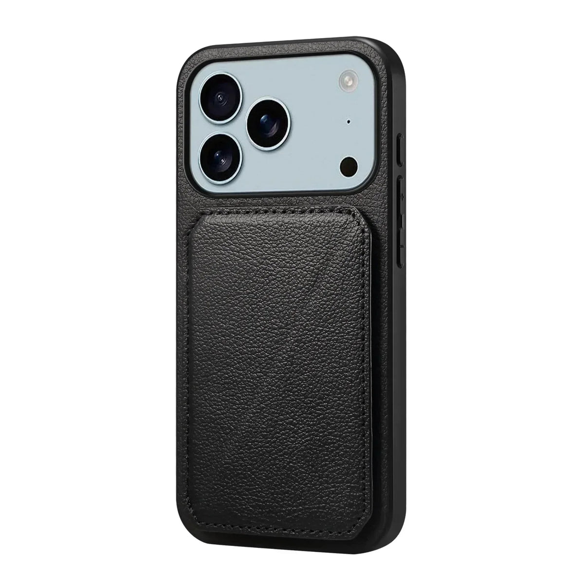 Leather Phone Case Invisible Bracket Card Holder For Cover For iPhone 17/ 16/ 15/ 14