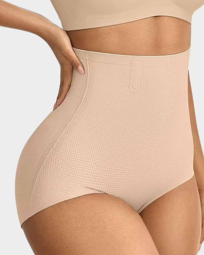 Nahtlose hohe Taillenformende Bauchkontrollhöschen (3er-Pack)