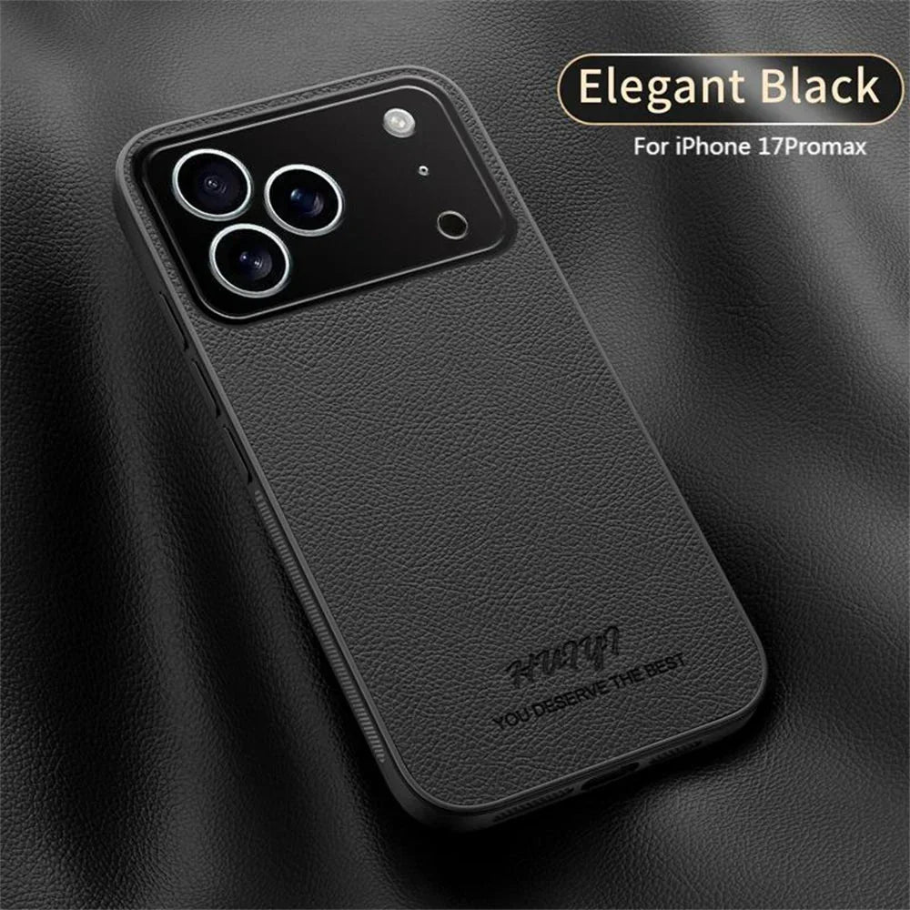 High-end Leather Phone Case for iPhone 13-18 Pro & Pro Max