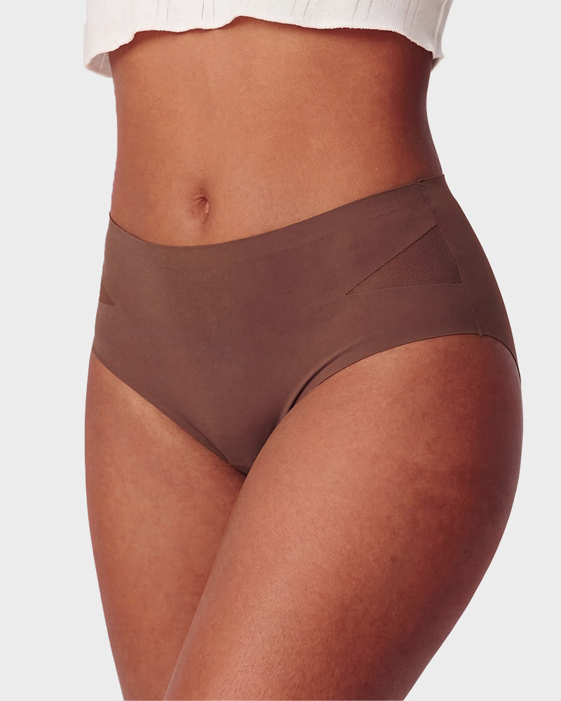 Sexy Seamless Mesh Cutout Panty (5 Pack)