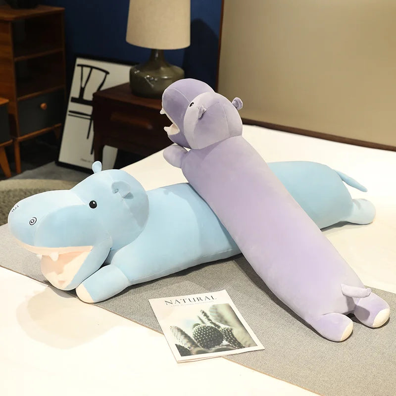 Cuddle Up with Our Adorable Long Snuggly Hippo Plushies!