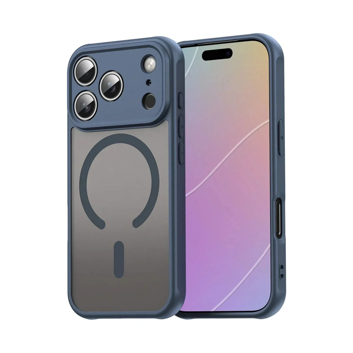 Shockproof Skin feel Matte Translucent Magnetic Case For iPhone 12-18 Pro & Pro Max
