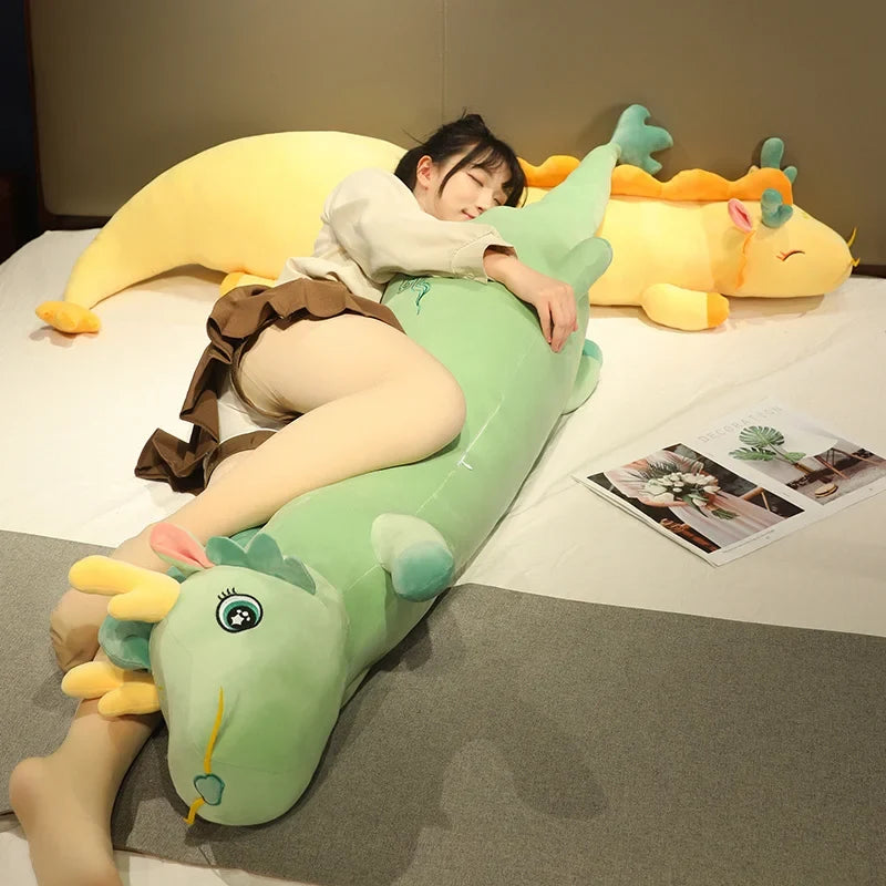 Cozy Long Haku Dragon Plush Snuggle Buddy