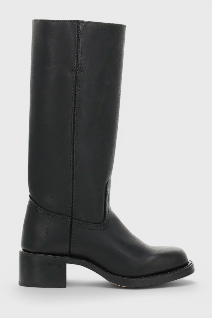 Fenella | Klassische kniehohe Stiefel mit Absatz