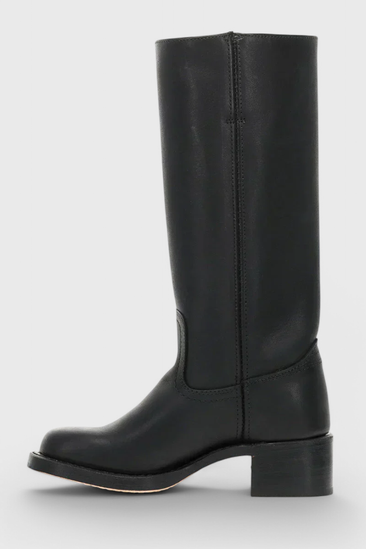 Fenella | Klassische kniehohe Stiefel mit Absatz