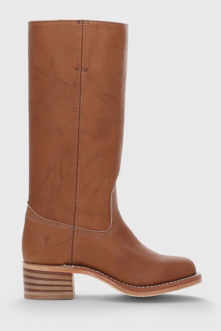Fenella | Klassische kniehohe Stiefel mit Absatz