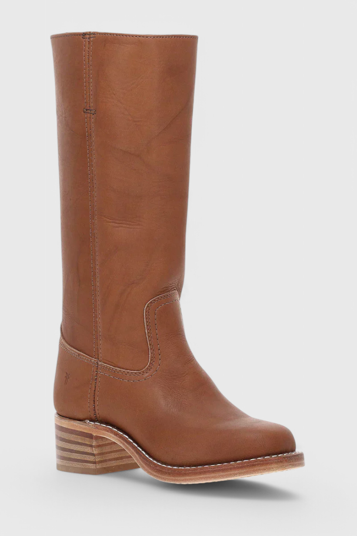 Fenella | Klassische kniehohe Stiefel mit Absatz