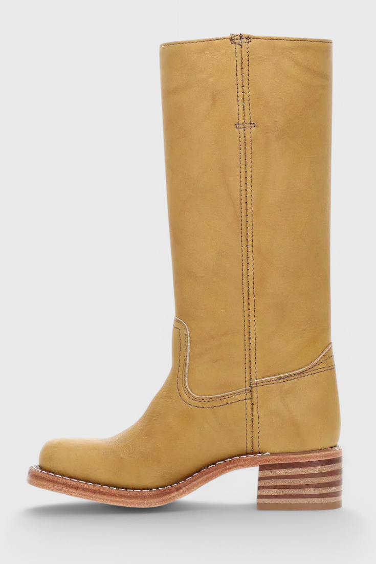 Fenella | Klassische kniehohe Stiefel mit Absatz
