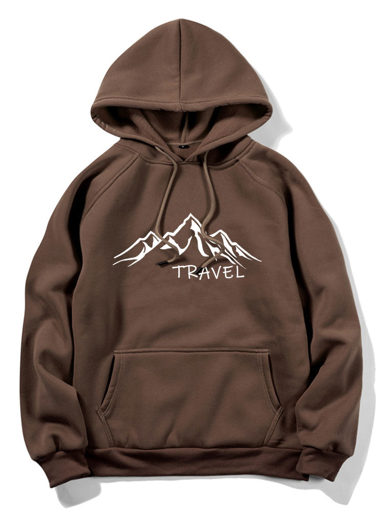 Reise- und Berg-Grafik-Hoodies