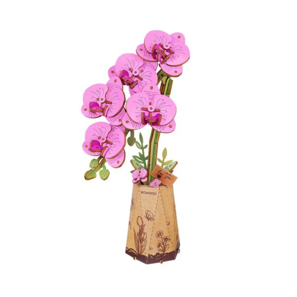 Robotime Rowood Purple Moth Orchid TW091