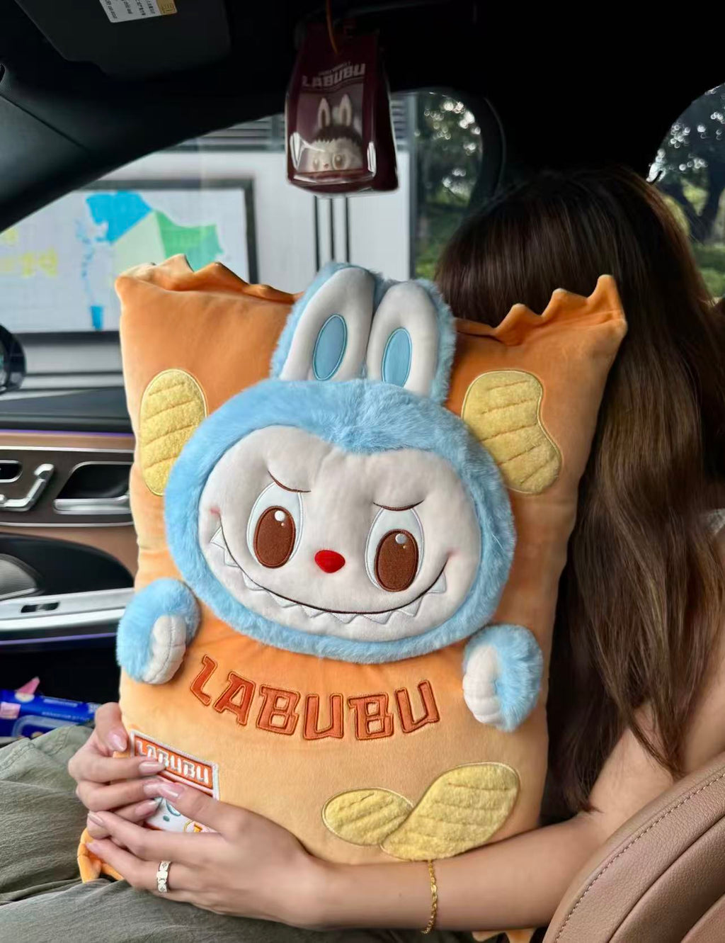 The Monsters Labubu Wacky Mart Series Pillow(Chips)