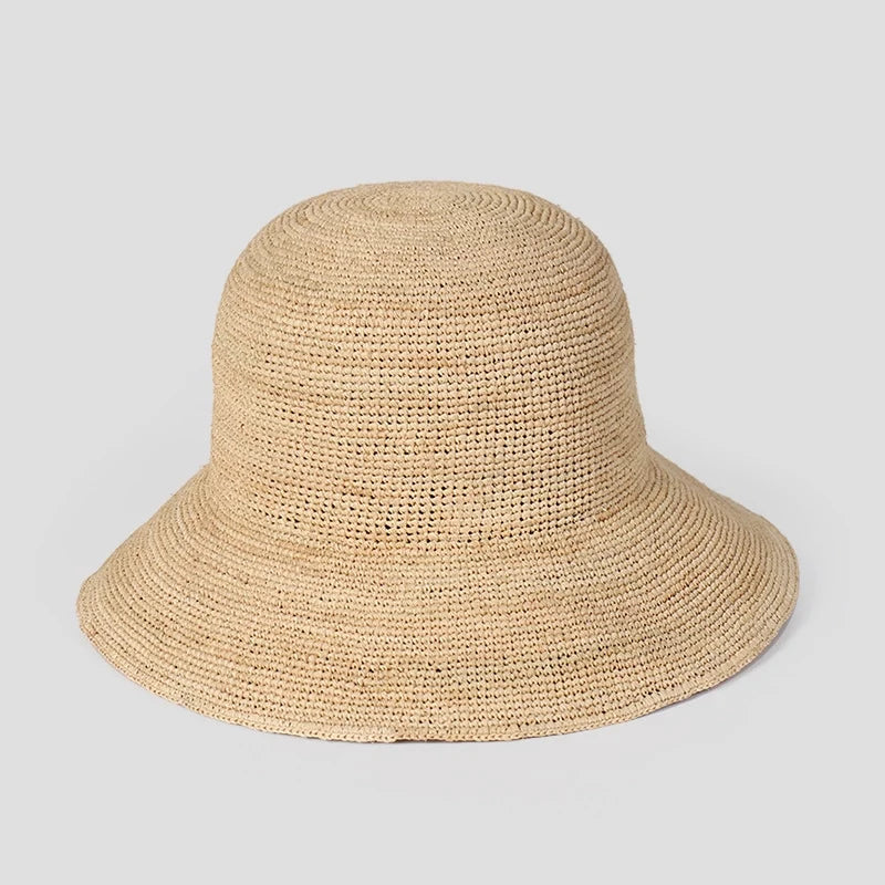 The Inca Sun Hat Hand Crochet Raffia Straw Sun Hats
