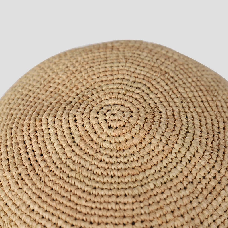The Inca Sun Hat Hand Crochet Raffia Straw Sun Hats