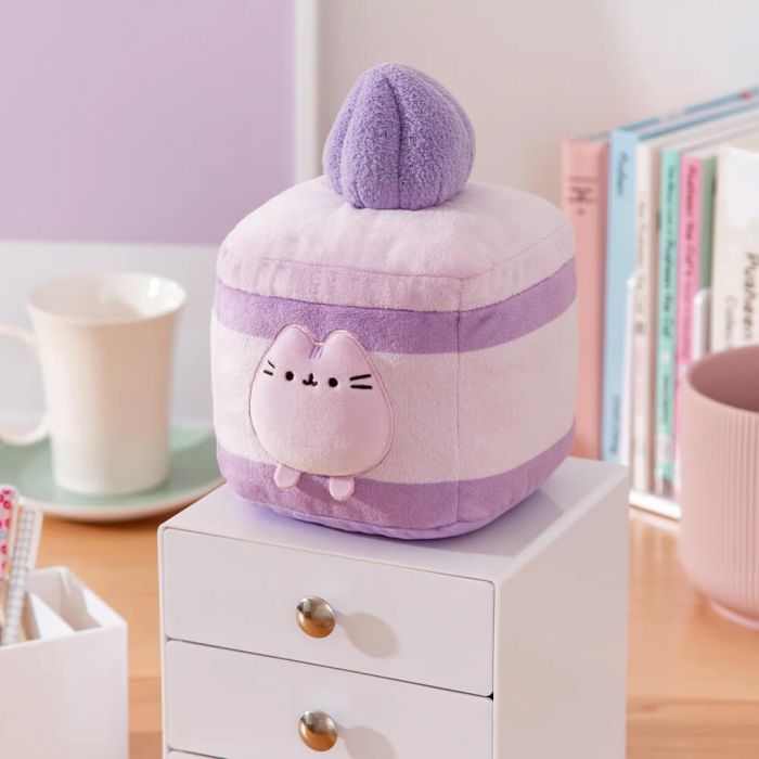 Pusheen Squisheen Lavender Cake