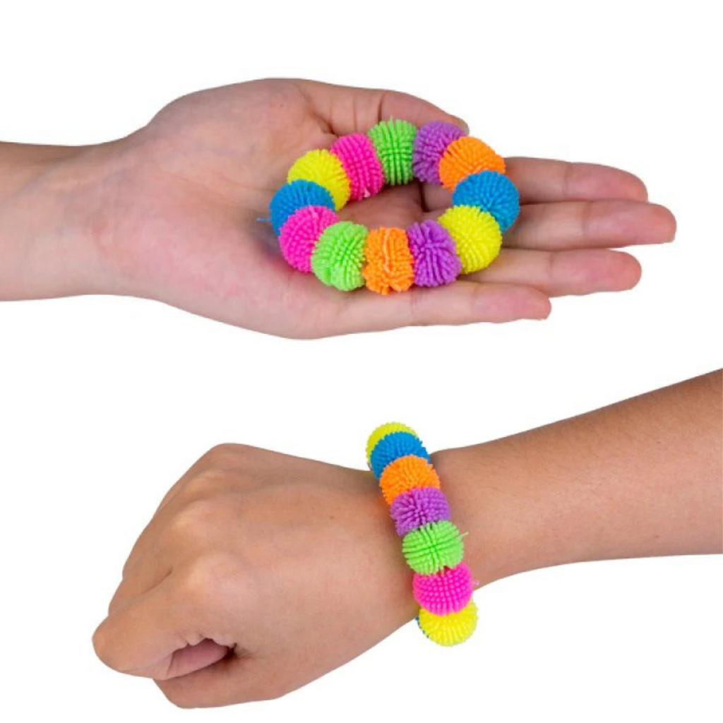 2 Pack - Pom Pom Squishy Bracelet