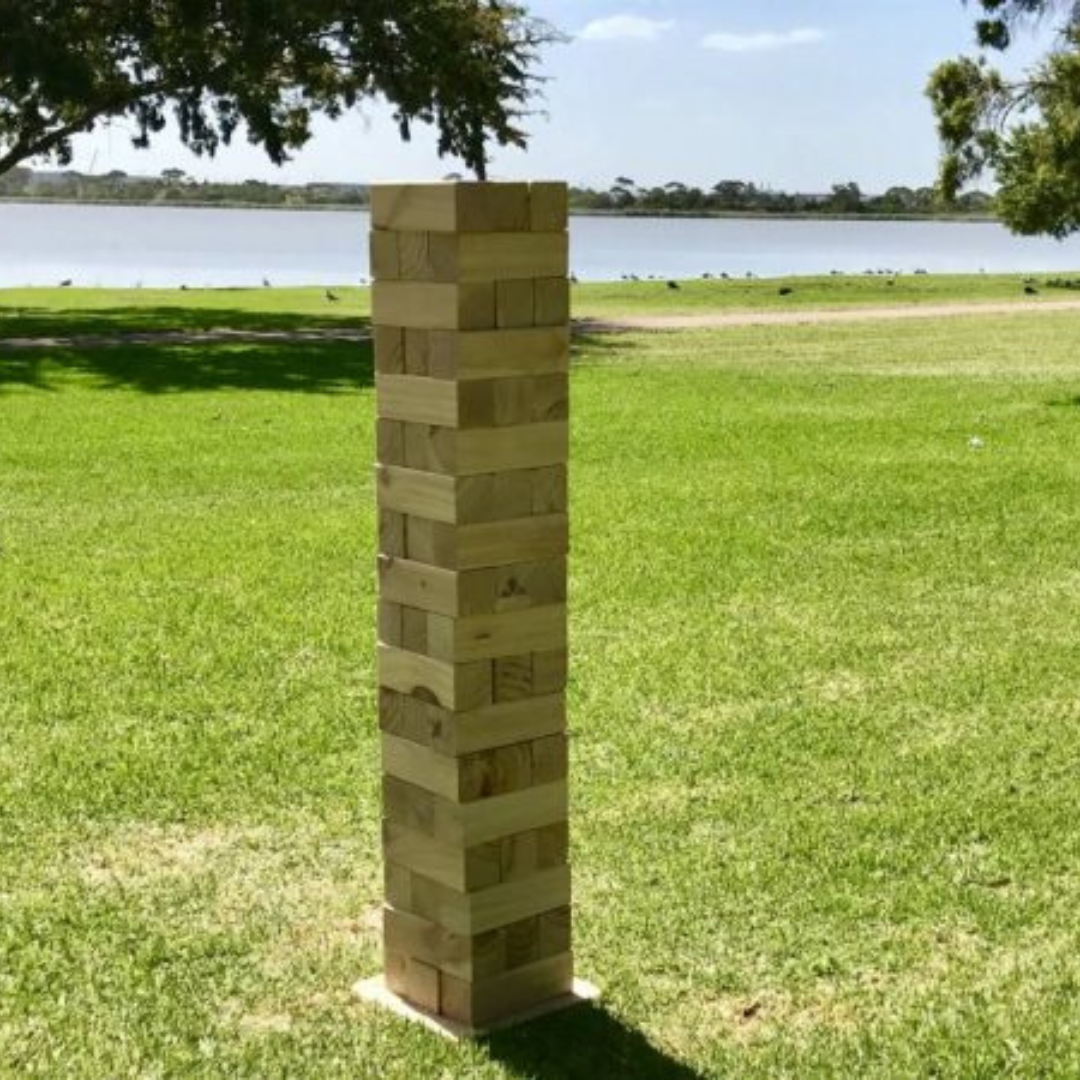 Deluxe Wooden Block Stacking Game