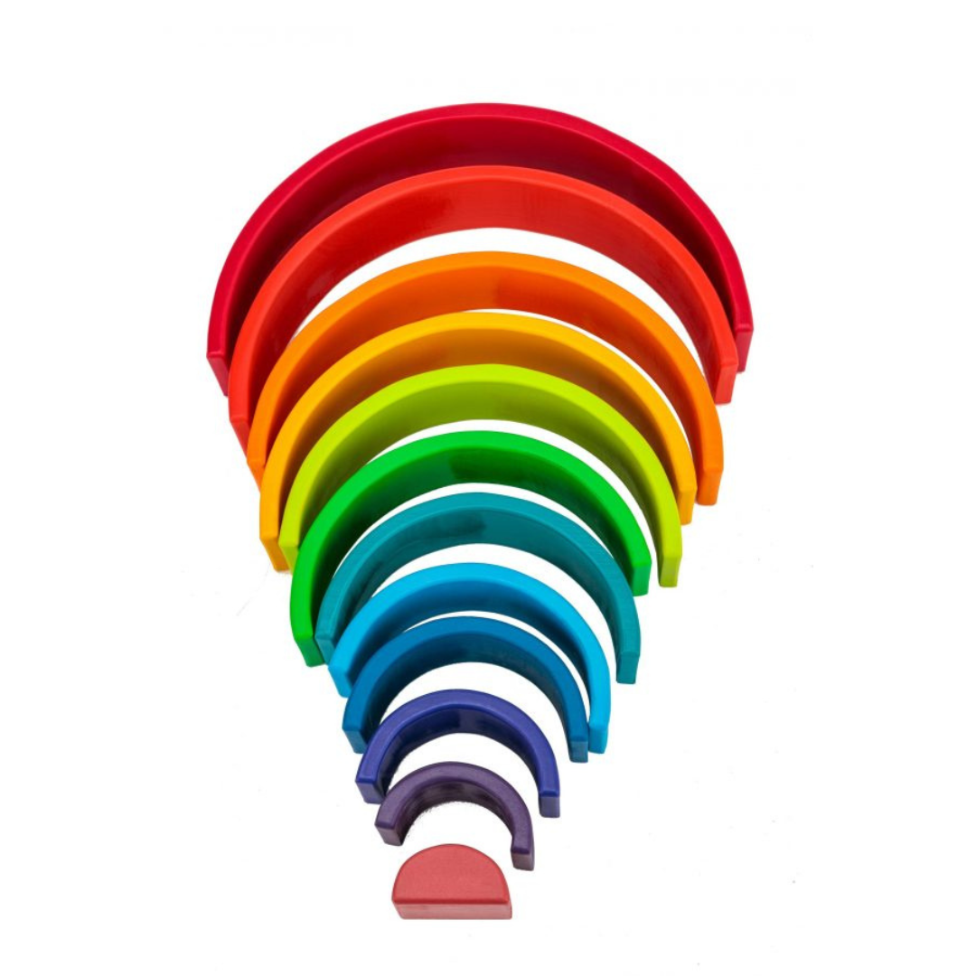 Wooden Rainbow Stacking Arches