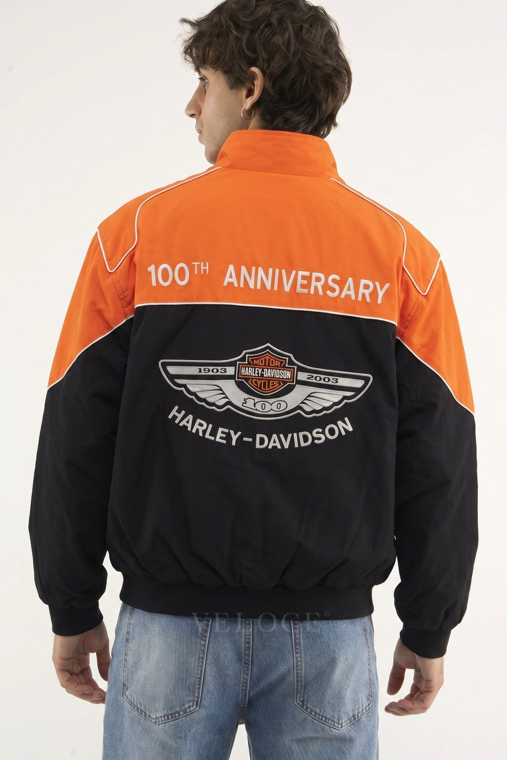 Harley Davidson Vintage Jacket - Orange Edition