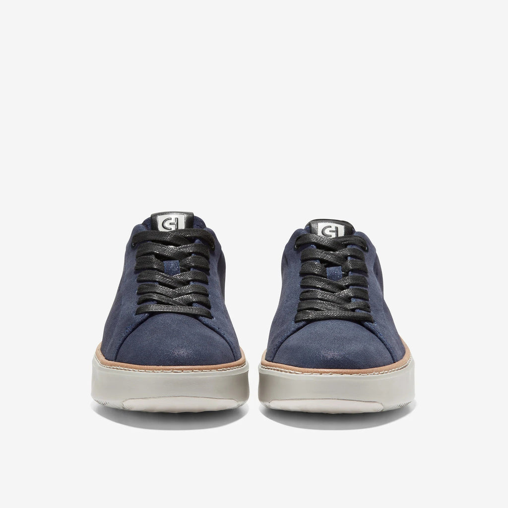 Cole Haan Womens Grandpro Topspin in Blazer Blue Metallic - Wide Width