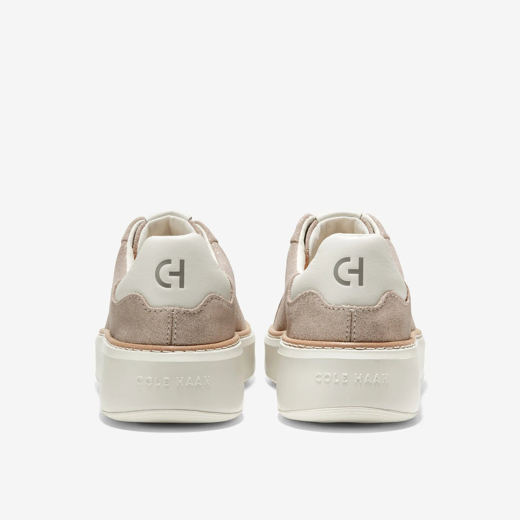 Cole Haan Women's Grandpro Topspin Sneaker in Dove Mettalic - Wide Width