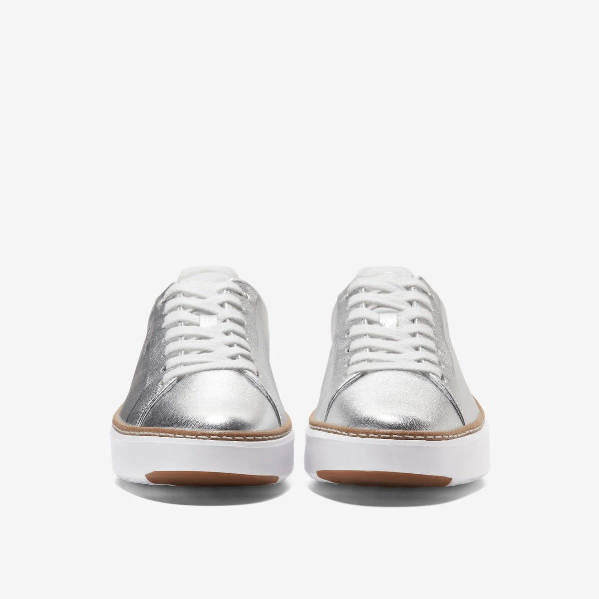Cole Haan Women's Grandpro Topspin Sneakers Silver Talca/Optic White