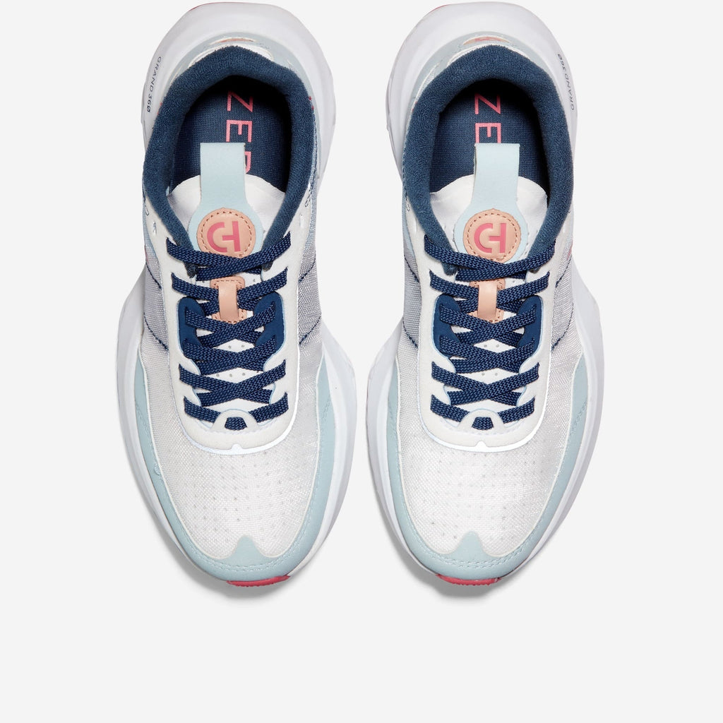 Cole Haan Women's Zerøgrand Outpace 3 in Oxford Blue/Ensign Blue/Optic White - Wide Width