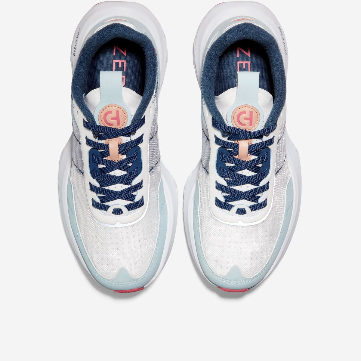 Cole Haan Women's Zerøgrand Outpace 3 in Oxford Blue/Ensign Blue/Optic White - Wide Width