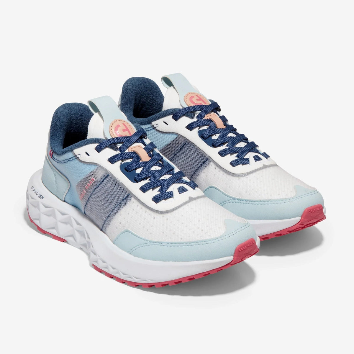 Cole Haan Women's Zerøgrand Outpace 3 in Oxford Blue/Ensign Blue/Optic White - Wide Width