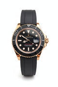 Rolex Yacht-Master Everose Gold – Black Dial Oysterflex Rubber Strap