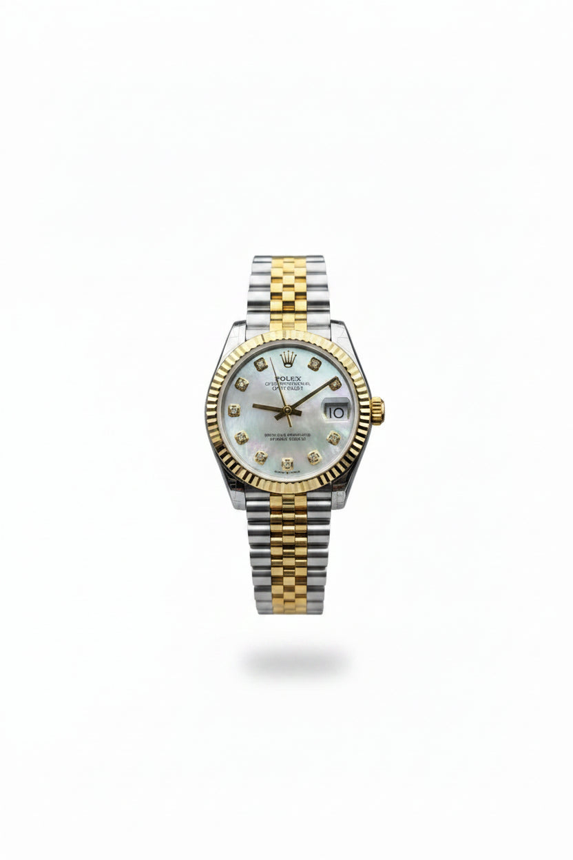 Rolex Datejust Two-Tone – Mother-of-Pearl Diamond Dial Jubilee Bracelet