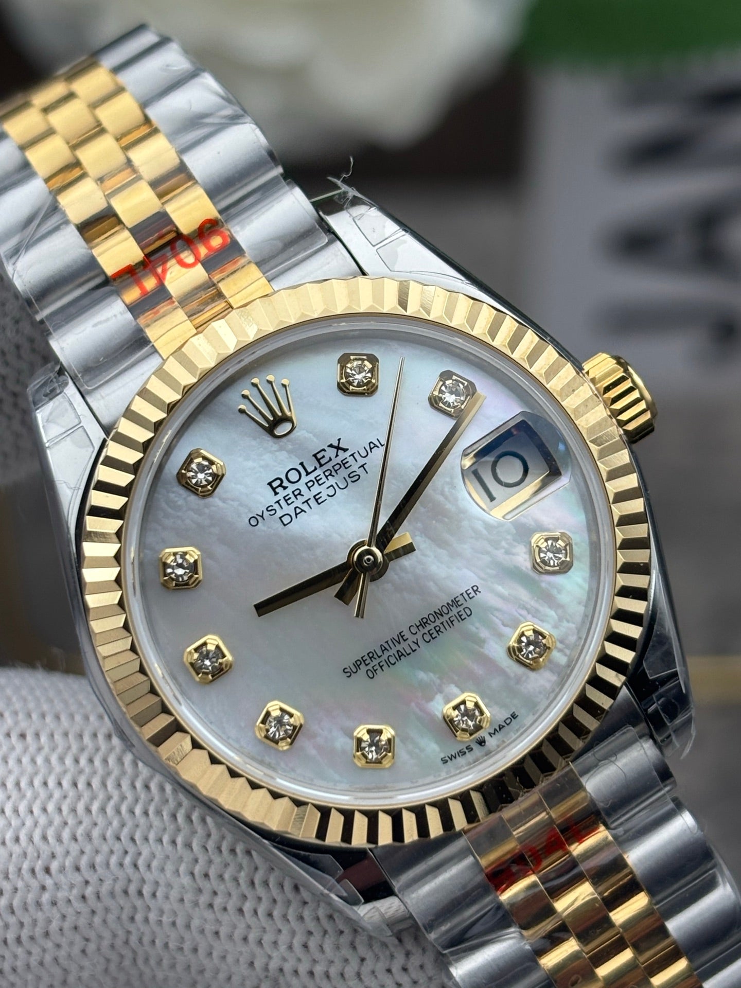 Rolex Datejust Two-Tone – Mother-of-Pearl Diamond Dial Jubilee Bracelet