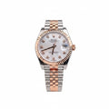 Rolex Datejust Two-Tone Everose Gold – Mother-of-Pearl Full Diamond Dial Jubilee Bracelet