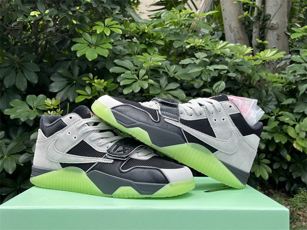 Travis Scott x Nike Air Trainer 1 SP – Black Grey Neon Green Cactus Jack