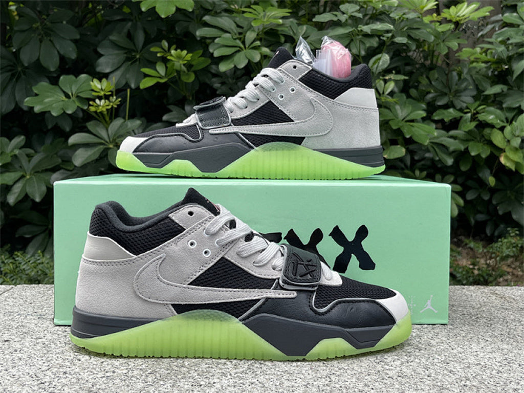 Travis Scott x Nike Air Trainer 1 SP – Black Grey Neon Green Cactus Jack