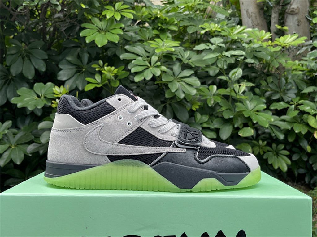 Travis Scott x Nike Air Trainer 1 SP – Black Grey Neon Green Cactus Jack