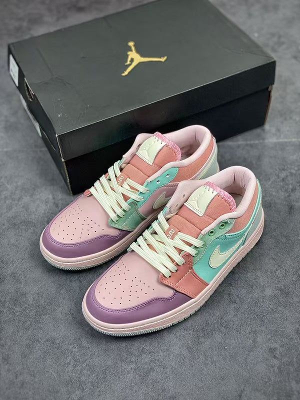 Air Jordan 1 Low SE – Pastel Easter Multi-Panel Pink Lavender Mint