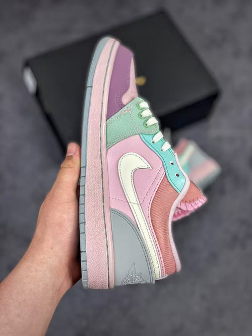 Air Jordan 1 Low SE – Pastel Easter Multi-Panel Pink Lavender Mint