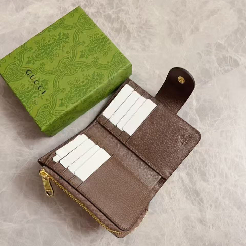 Luxury Gucci Trifold Wallet Card Holder