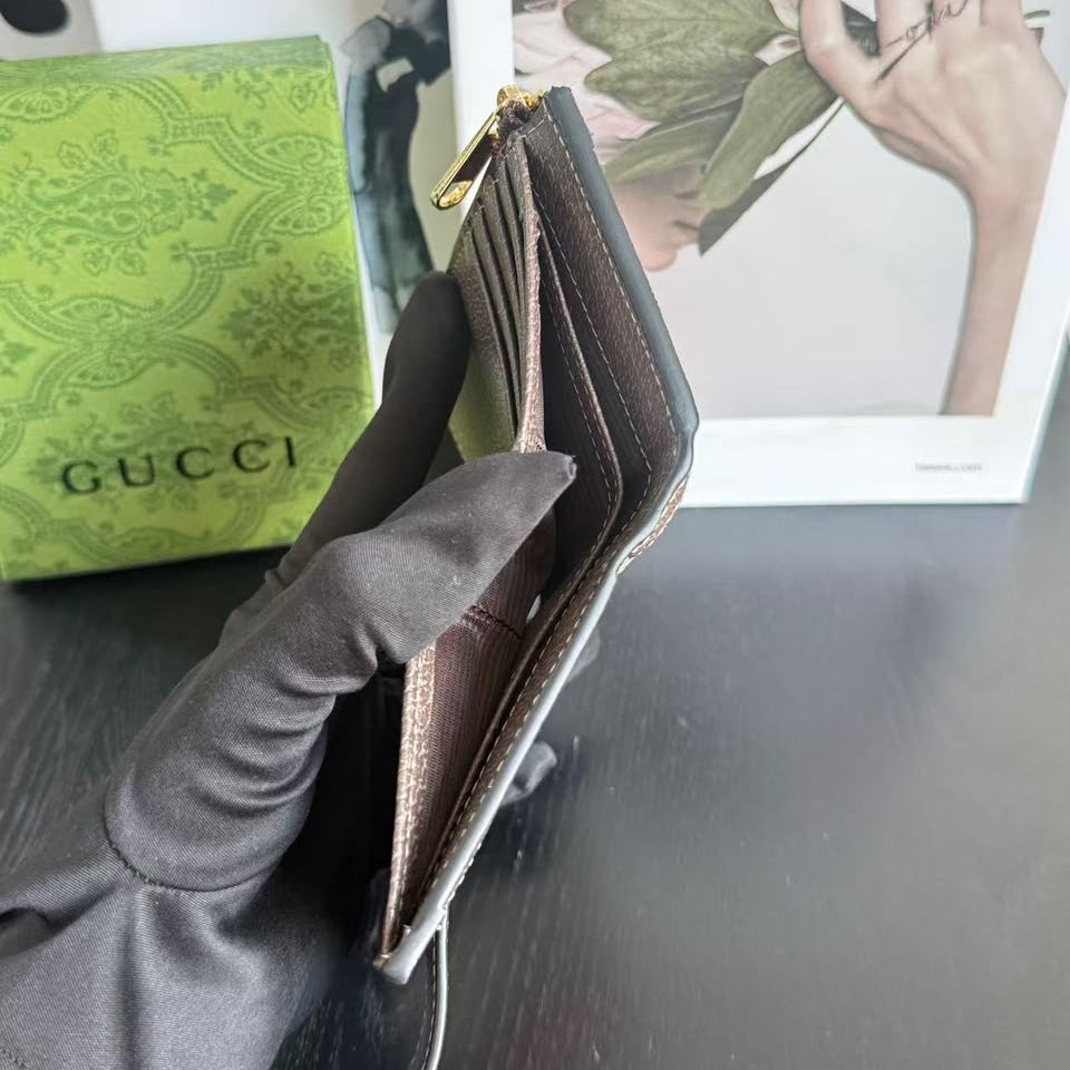 Luxury Gucci Trifold Wallet Card Holder