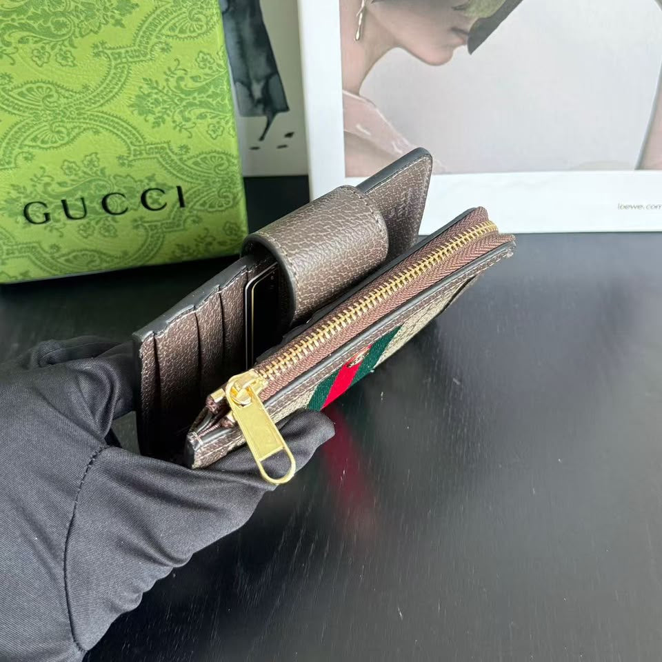 Luxury Gucci Trifold Wallet Card Holder