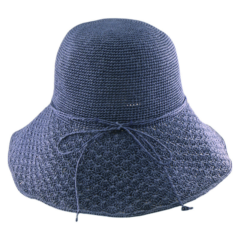 Women's Foldable Sun Hat Summer Beach Vacation Hat Fashionable Elegant