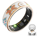 Wrongduck Anneau Intelligent Bluetooth Floral Papillon Suivi de Santé
