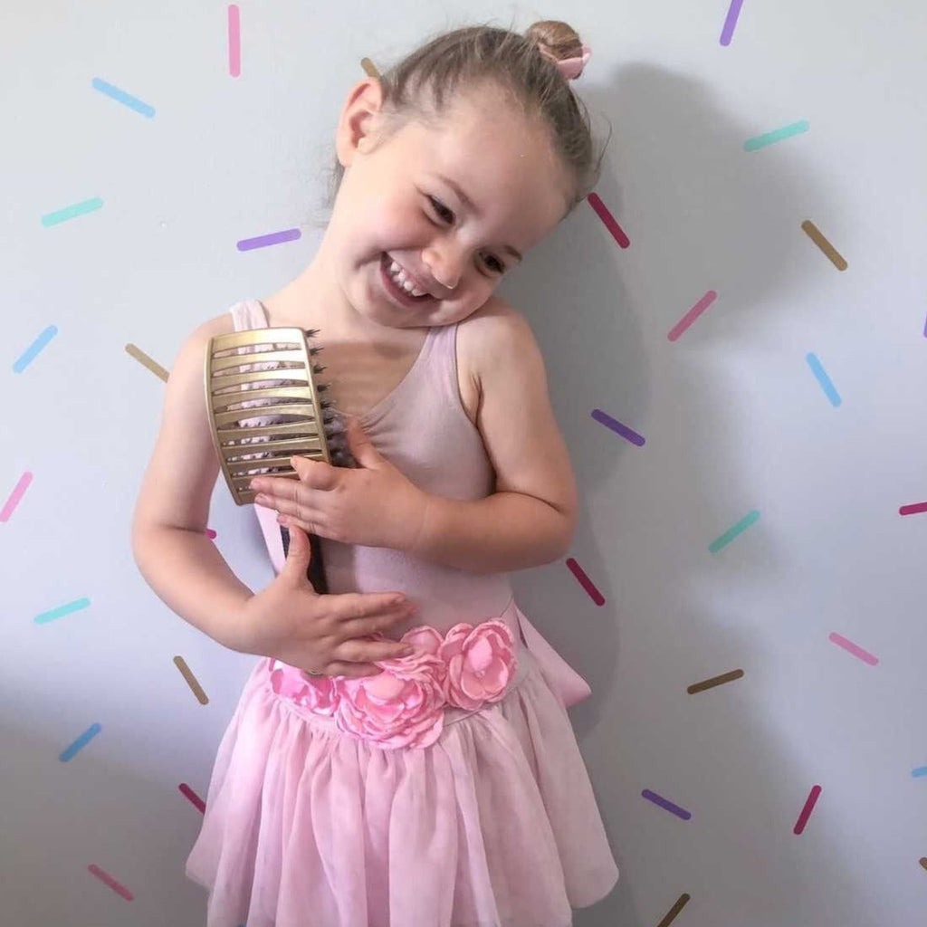 Sensory Hairbrush Pink Marshmallow