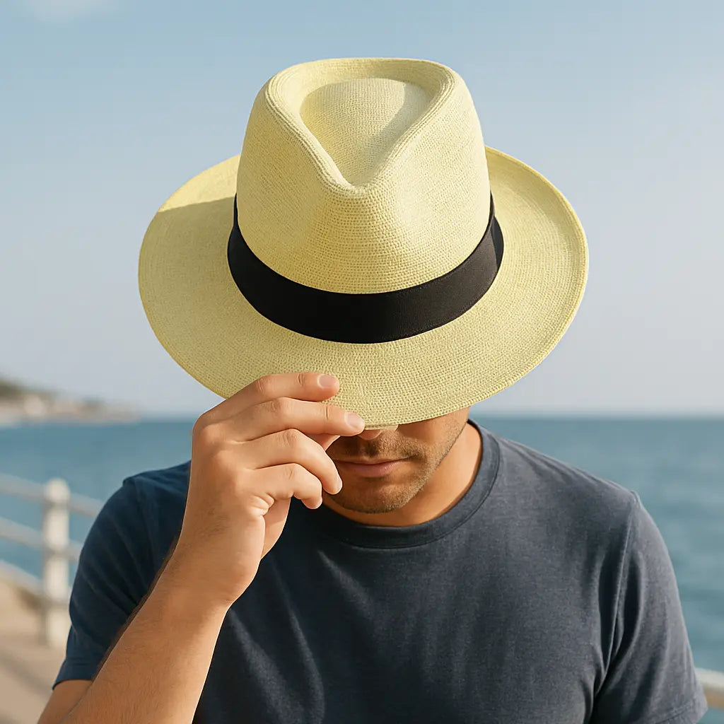 Classic Handmade Panama Straw Hats for Men