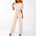 Rosalind | Elegant Belted Wide-Leg Jumpsuit