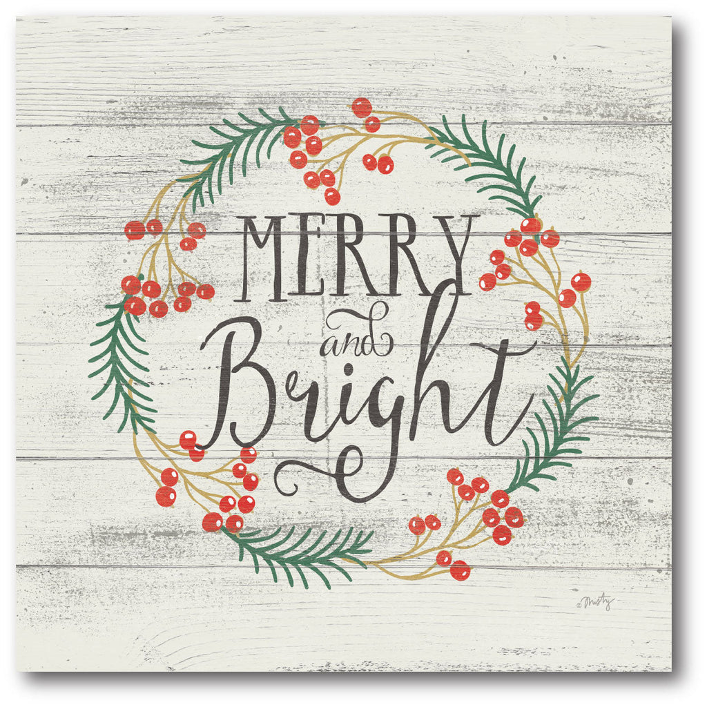 Merry and Bright Gallery-Wrapped Canvas Wall Art