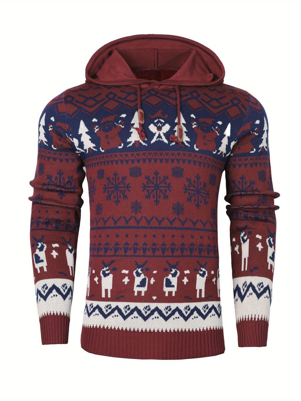Nicholas | Christmas Reindeer Hooded Jumper